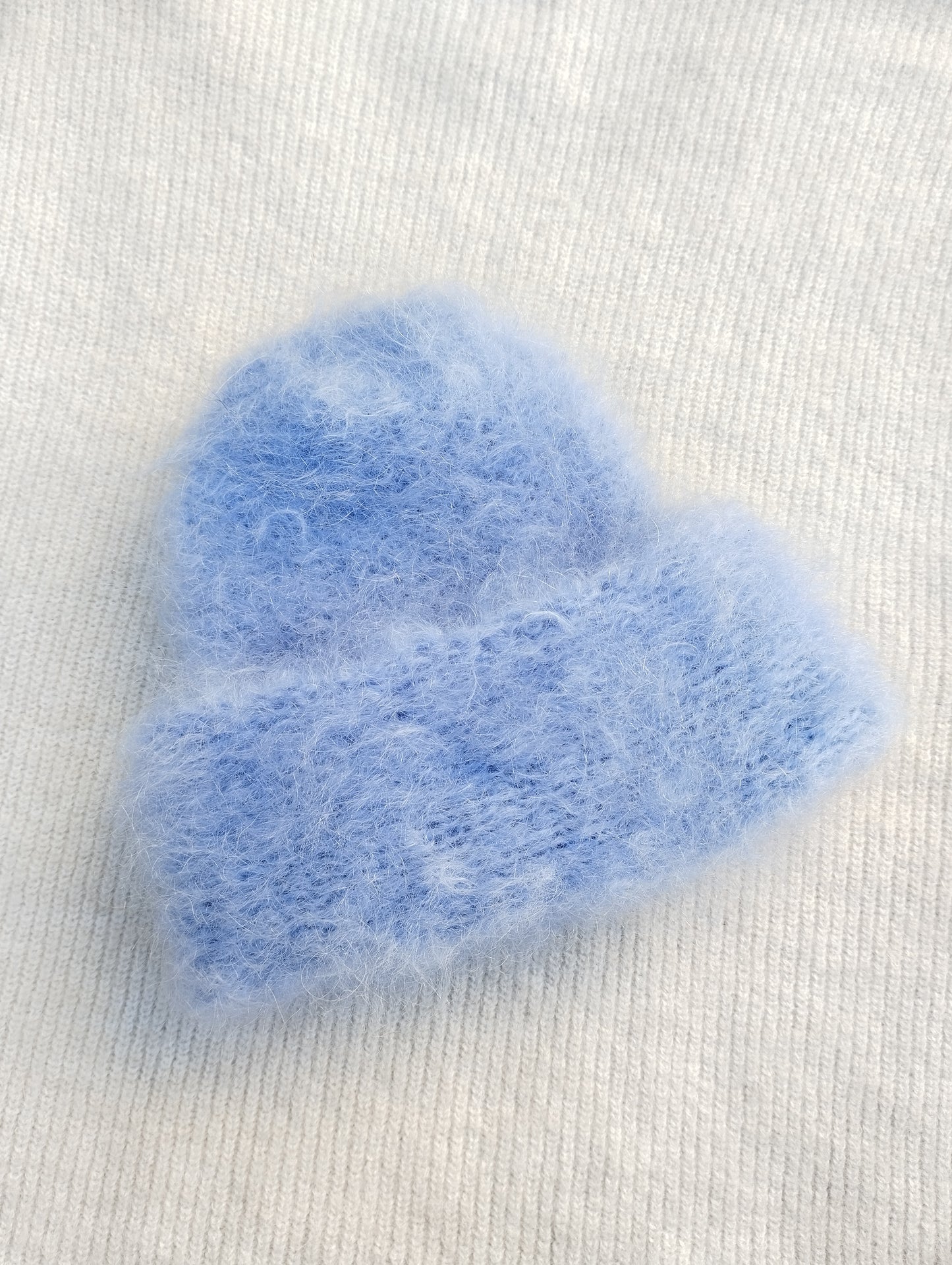 GORRO INVERNAL MOHAIR Y LANA COLOR AZUL CLARO