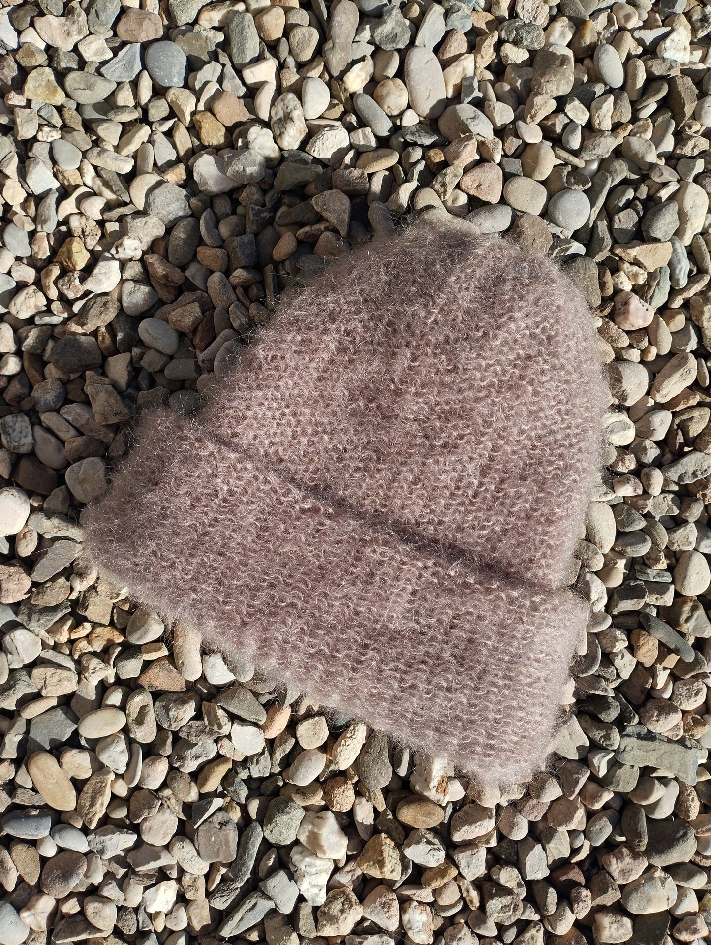 GORRO DE INVIERNO SUPERKID MOHAIR Y SEDA COLOR TAUPE