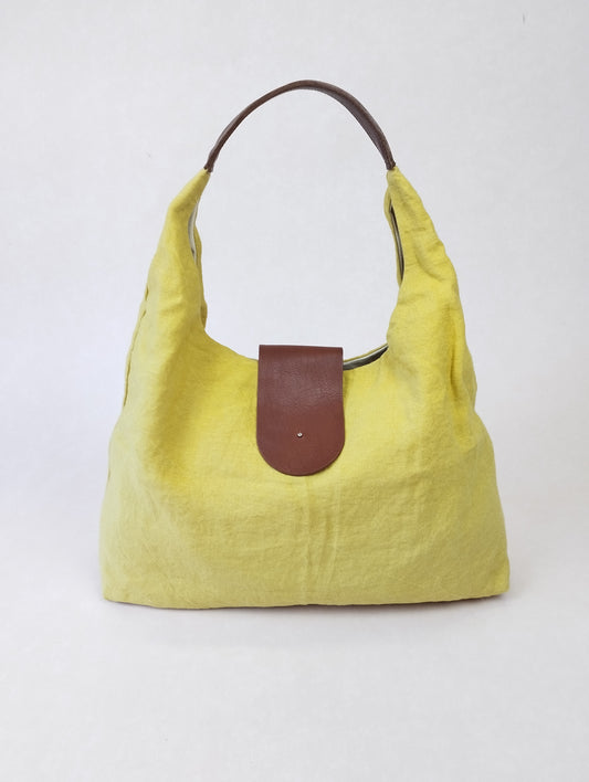 BOLSO SICILIA AMARILLO ASAS COLOR HIERRO
