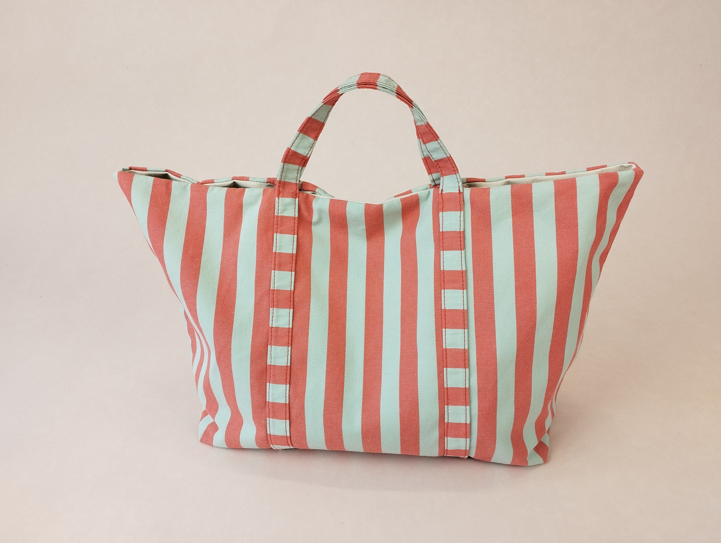 BOLSO SIENA  SALMON Y MENTA