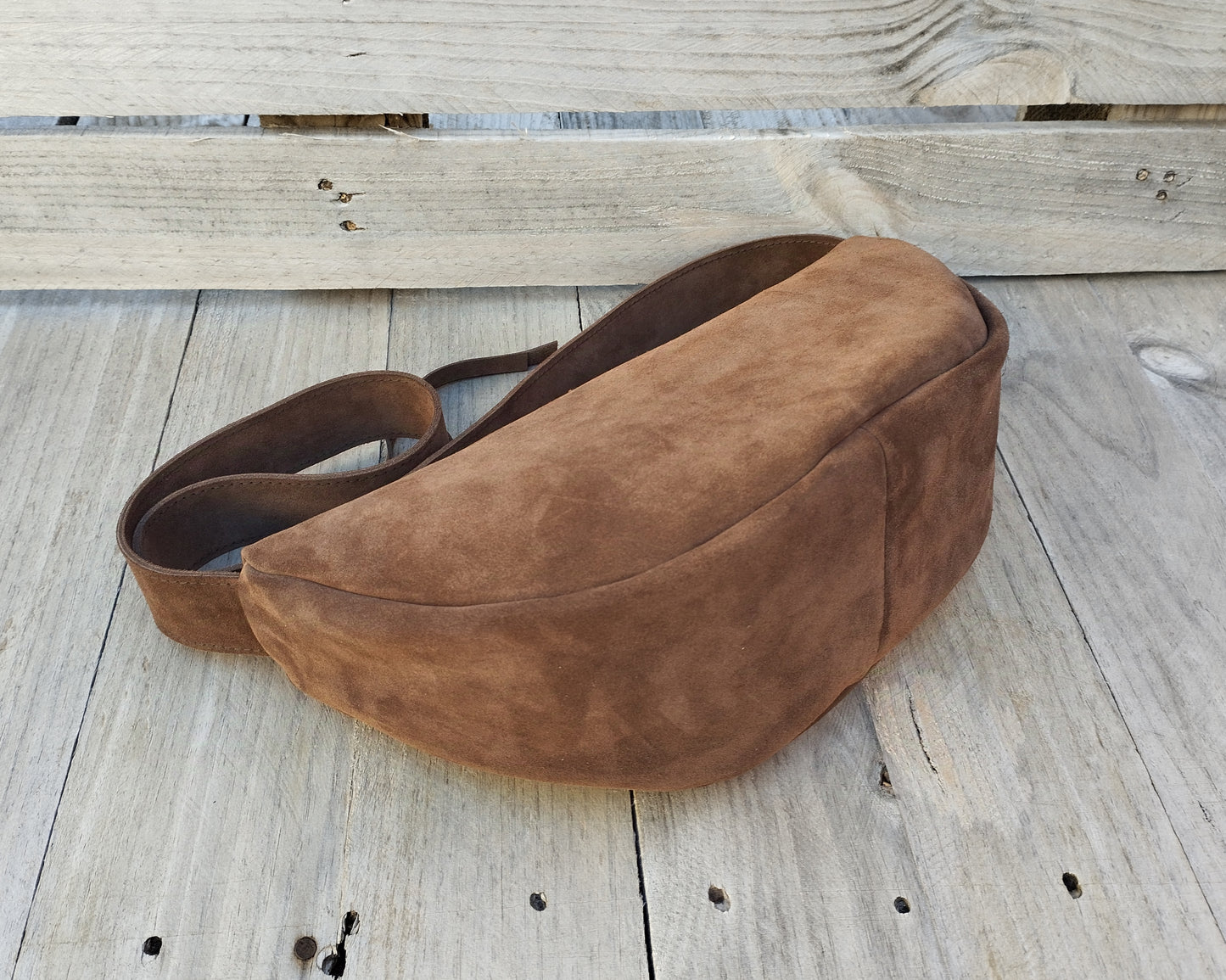 BOLSO PIEL ANTE COLOR MOCHA