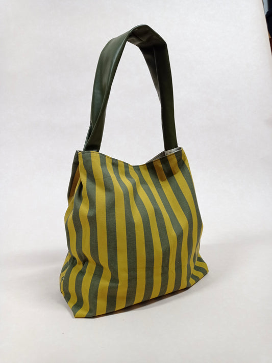 BOLSO ELBA MOSTAZA Y VERDE KHAKI