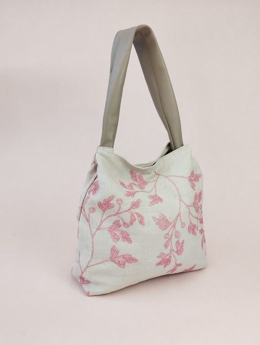 BOLSO ELBA FLORAL ROJO
