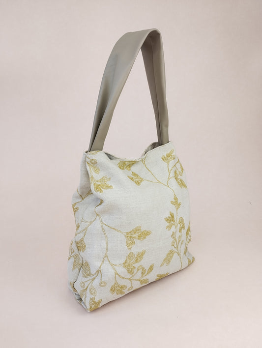 BOLSO ELBA FLORAL AMARILLO