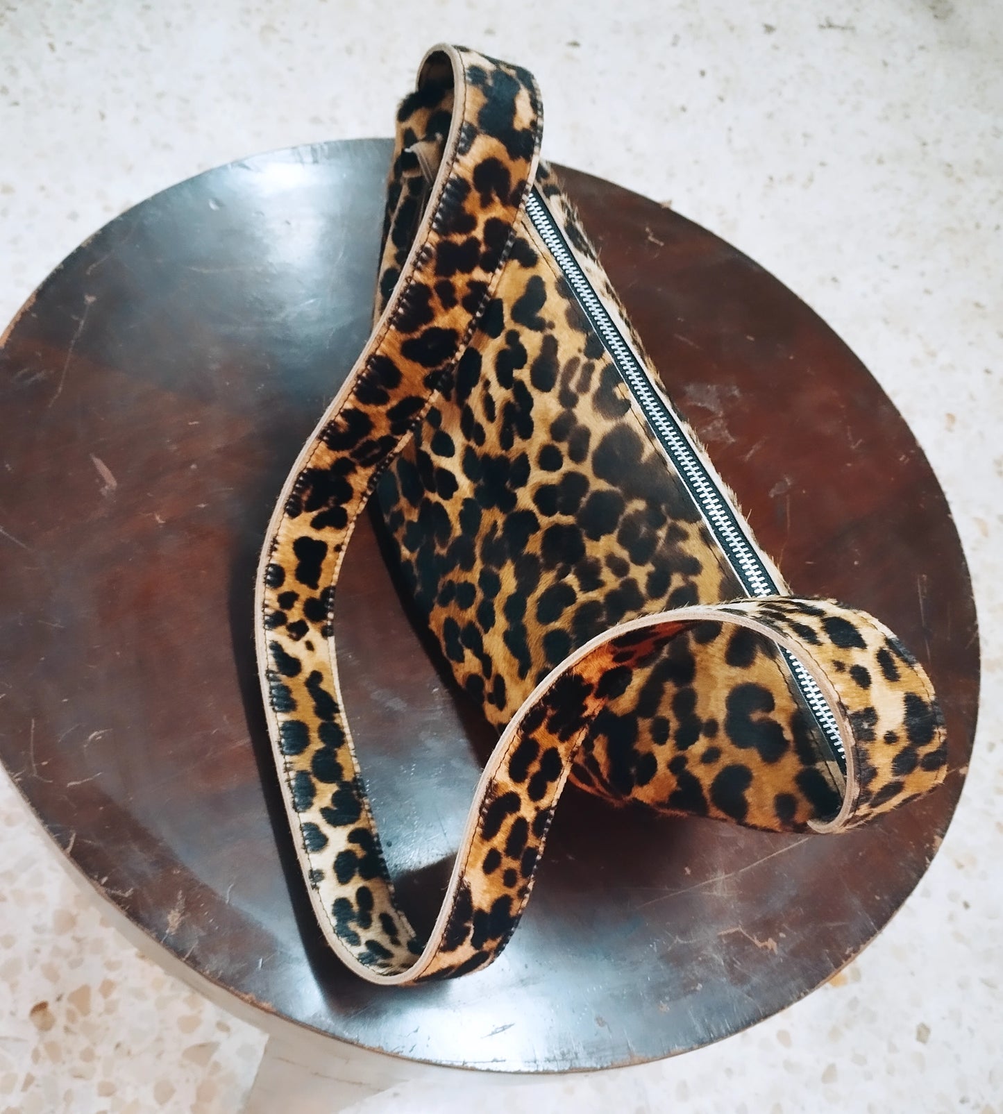 BOLSO BELEM LEOPARD PRINT LEATHER